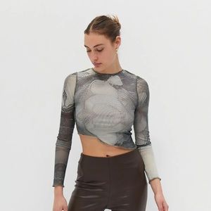 Style Addict Manola Top in Khaki